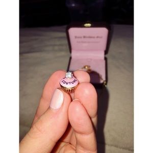 Juicy Couture pink cupcake necklace